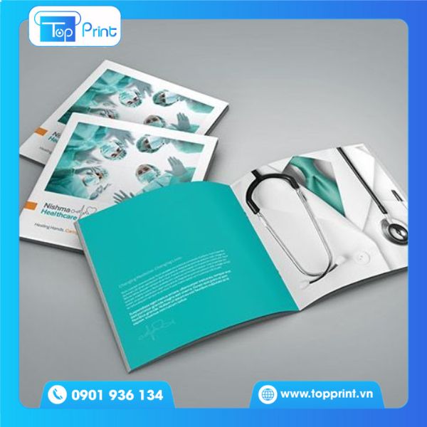 Catalogue y tế in ấn sắc nét