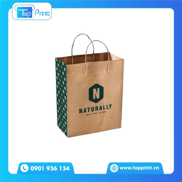 Túi giấy kraft nâu Naturally