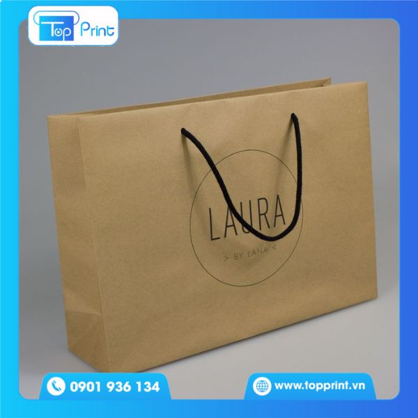 Túi giấy kraft nâu Laura