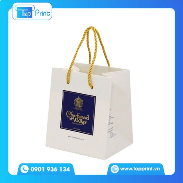 Mẫu túi giấy vuông đựng bánh