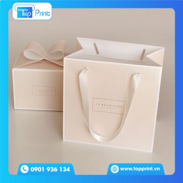 Mẫu túi giấy bìa cứng đựng mỹ phẩm