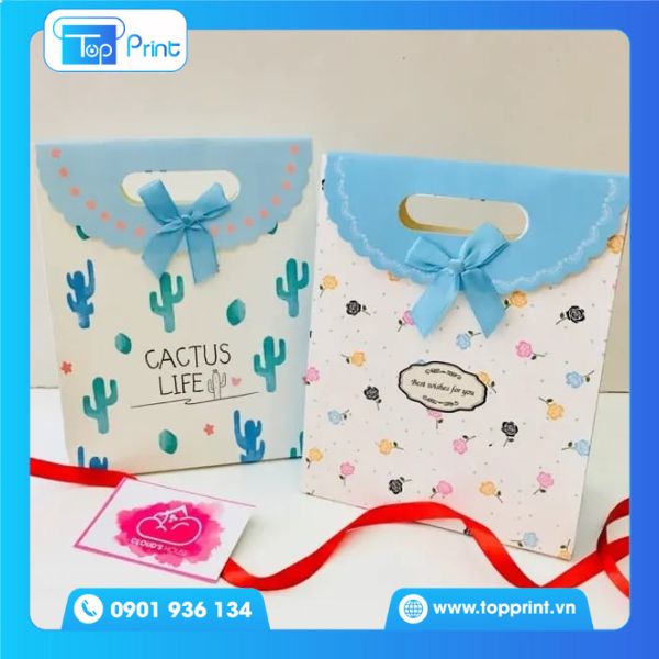 Túi giấy cute dùng để tặng quà