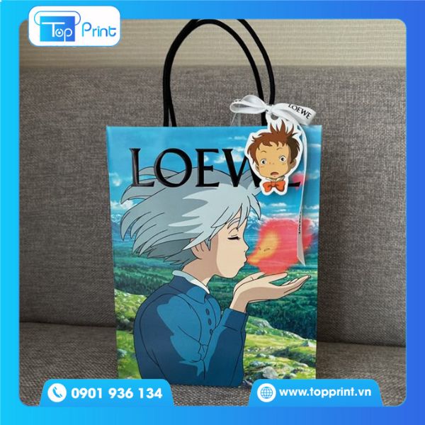 Mẫu Túi Giấy Cute Vintage Nhẹ Nhàng