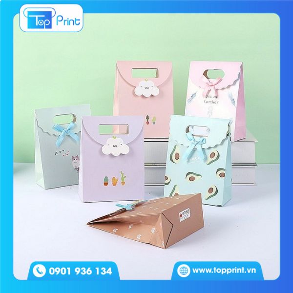Thiết Kế Túi Giấy Cute Cho Tiệm Bánh