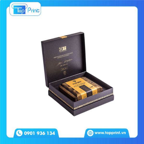 In hộp giấy cứng cao cấp