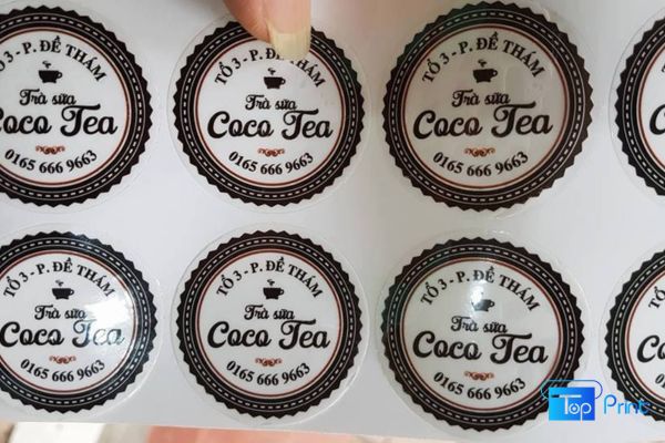 In Sticker Chống Nước Giá Rẻ Tại TPHCM