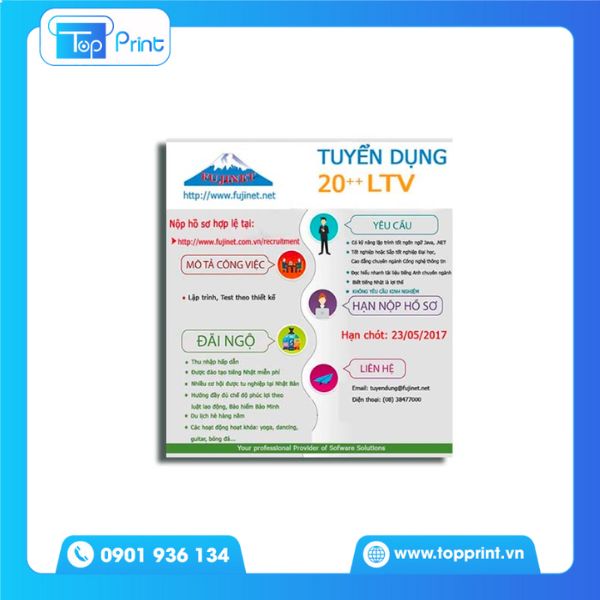 Tờ rơi tuyển dụng