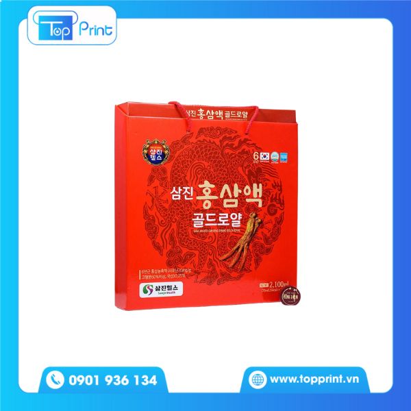 Túi Giấy Đựng Sâm 