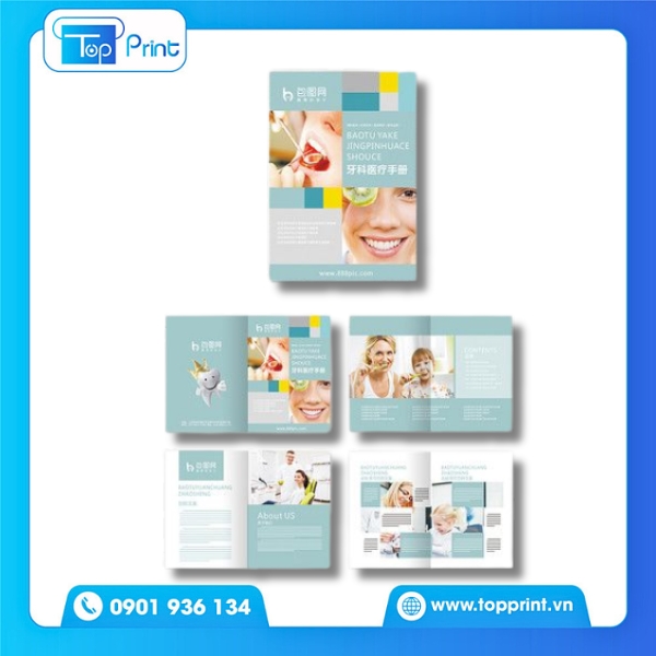 Brochure Nha Khoa Thể Hiện Tính Chuyên Môn và Đẳng Cấp 