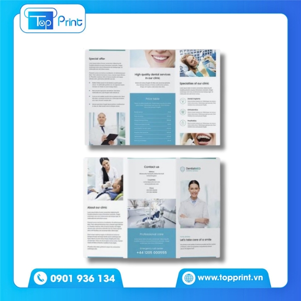 Brochure Nha Khoa Đầy Đủ Thông Tin và Thu Hút