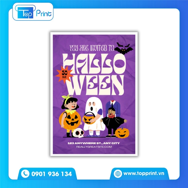 Tờ Rơi Halloween Đêm Tối U Ám