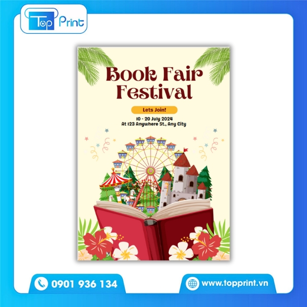 Tờ Rơi Lễ Hội Book fair festival