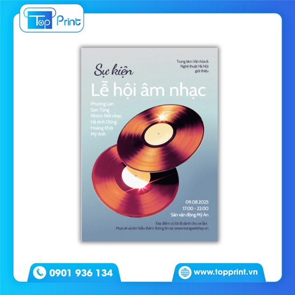 Tờ Rơi Lễ Hội Âm Nhạc Vui Vẻ