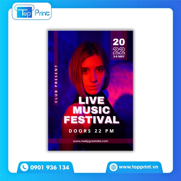 Tờ Rơi Lễ Hội LIVE MUSIC FESTIVAL