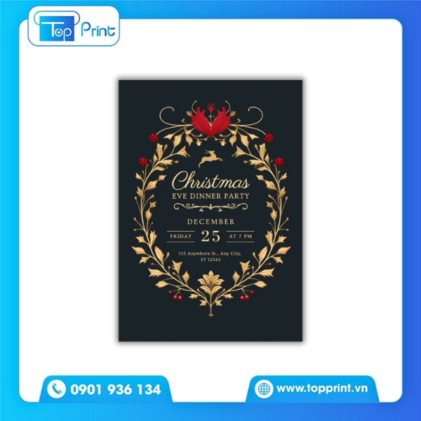 Tờ Rơi Giáng Sinh Cổ Điển