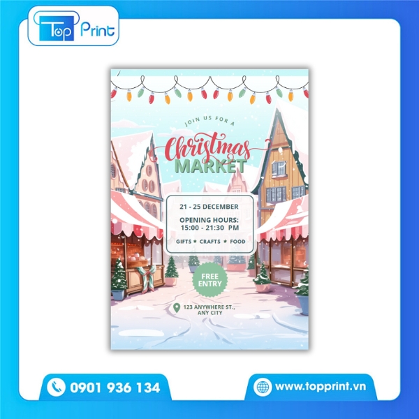 Tờ Rơi Noel Lãng Mạn Và Độc Đáo