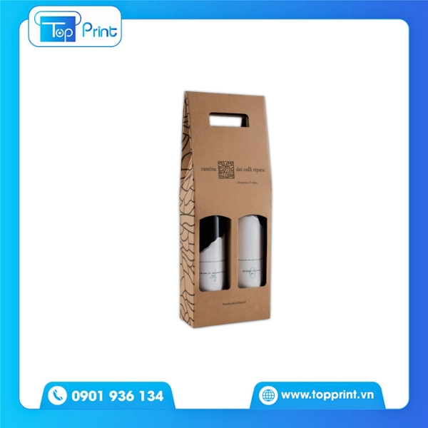 Túi Giấy 2 Ngăn Sang Trọng, Tinh Tế  