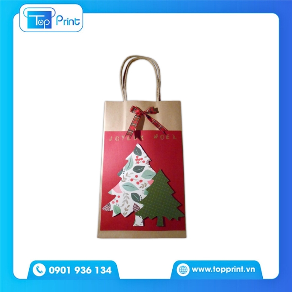 Thiết Kế Túi Giấy Noel Đẹp Lung Linh