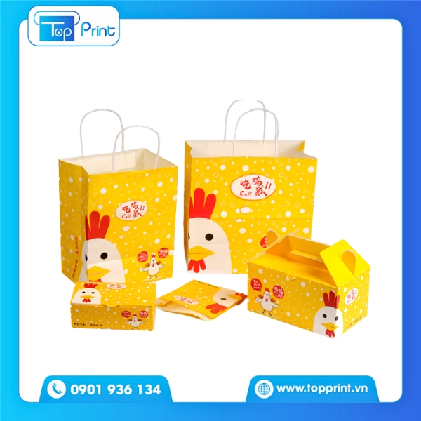 Túi Giấy Đựng Gà Rán 