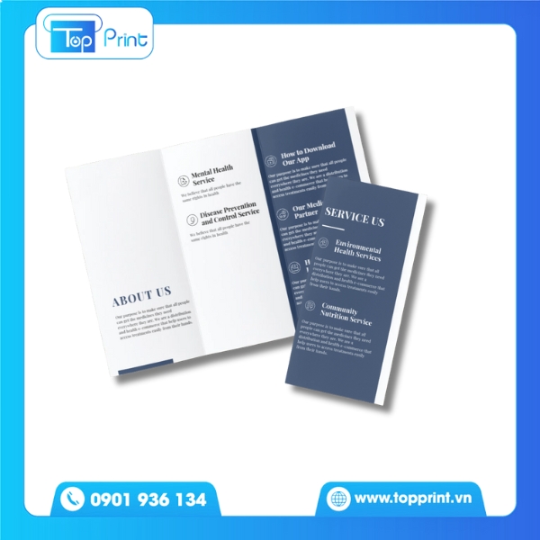 Mẫu Brochure Phòng Khám Đa Khoa In Offset