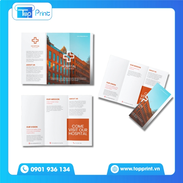 Mẫu Brochure Y Tế Phong Cách Tối Giản