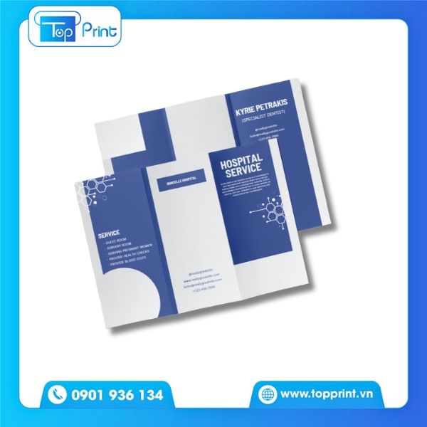 Mẫu Brochure Bệnh Viện In Trên Giấy Couches