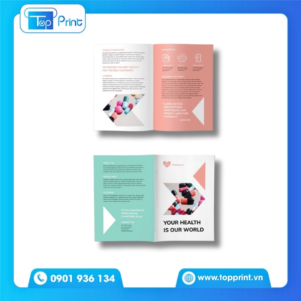 Brochure Thuốc Đạt Chuẩn Chất Lượng, Thu Hút Khách Hàng