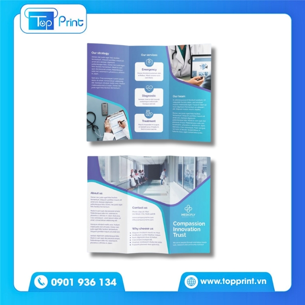 Thiết Kế Brochure Thuốc Đáp Ứng Mọi Nhu Cầu Quảng Cáo