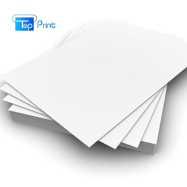 Giấy Couche in lịch để bàn có độ sáng cao