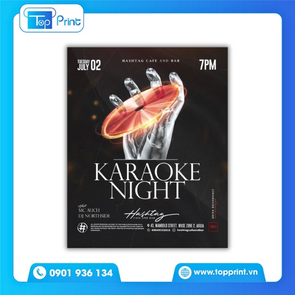 Tờ Rơi Karaoke Tối Ưu Chi Tiết 