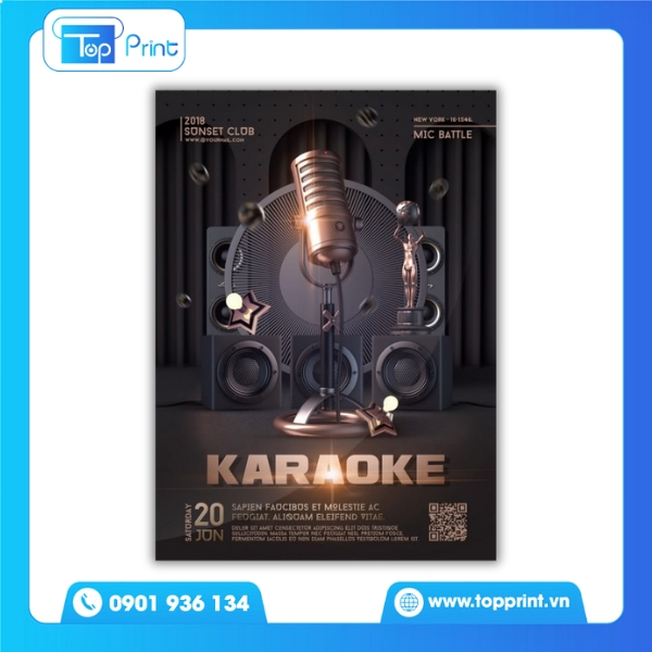 Tờ Rơi Karaoke Sáng Tạo, Gây Chú Ý  