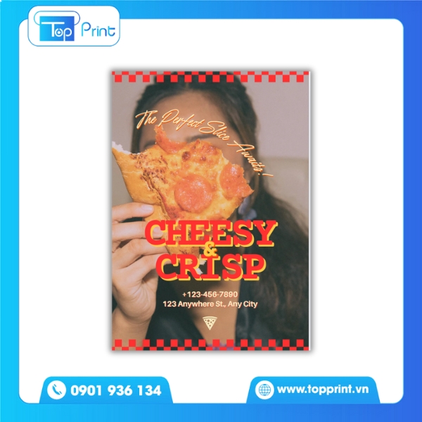 Gọi ngay để thưởng thức: Tờ rơi pizza 