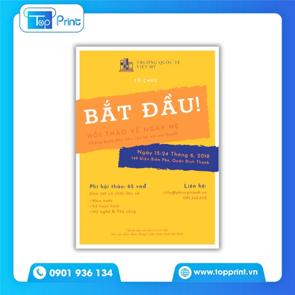 Tờ Rơi Quảng Cáo Hội Thảo Về Ngày Hè