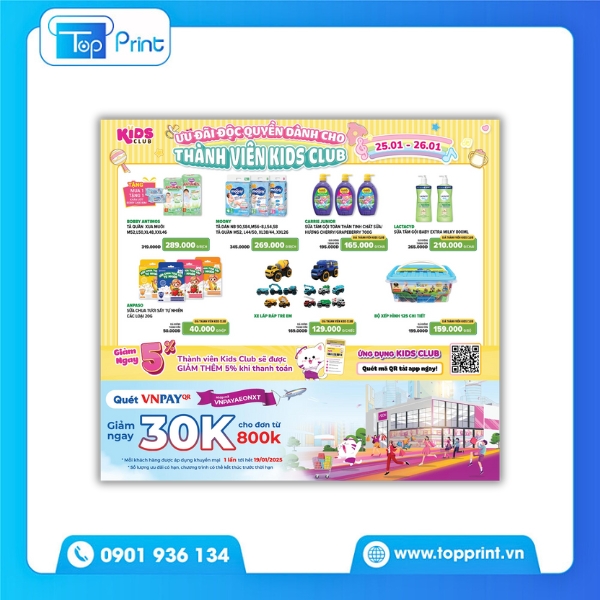 Tờ Rơi Siêu Thị Kids Ưu Đãi Độc Quyền