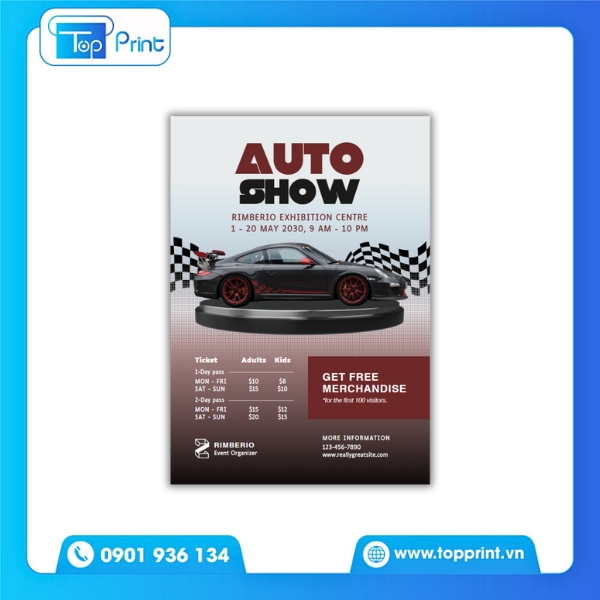 Mẫu Tờ Rơi Ô Tô AUTO SHOW