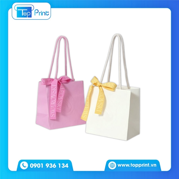 Túi Giấy Có Nơ Nhiều Màu Sắc