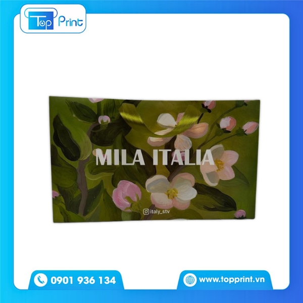 Mẫu Túi Giấy Hoa Văn Sáng Tạo MILA ITALIA