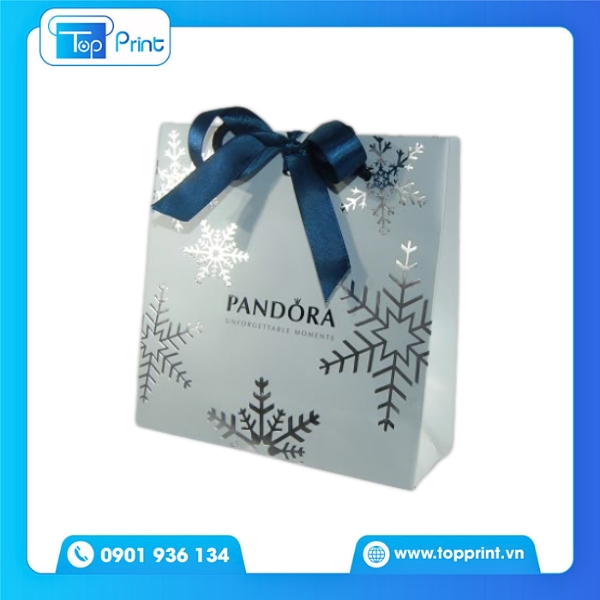 Mẫu Túi Giấy Mini Đựng Trang Sức PANDORA
