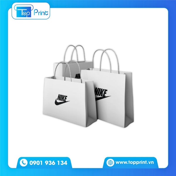 Túi Giấy Nike Màu Trắng Tinh Khiết
