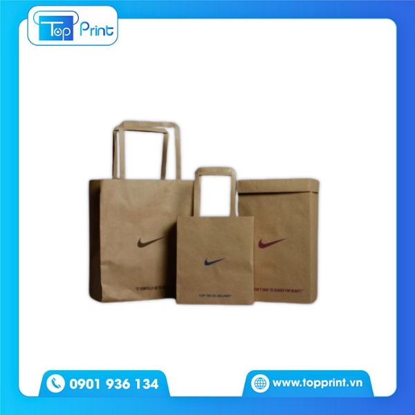 Túi Giấy Nike Với Logo Swoosh Đặc Trưng 