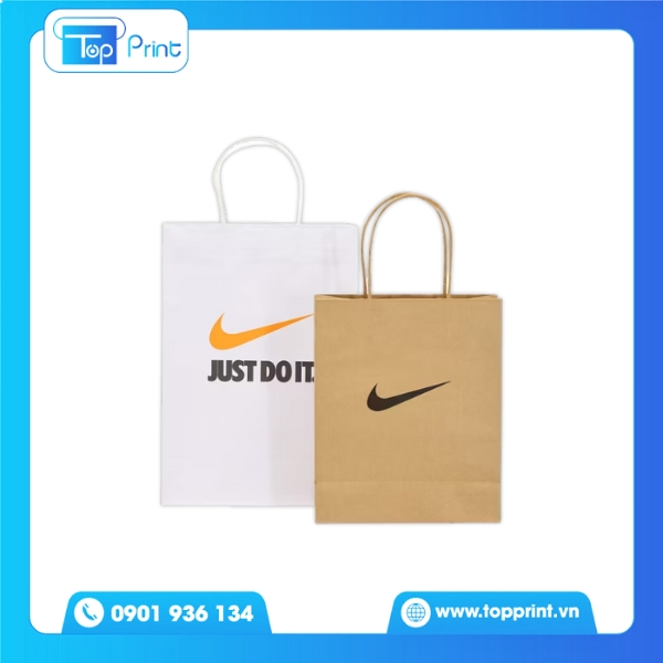 Túi Giấy Nike Với Đặc Trưng Thiết Kế Tối Giản