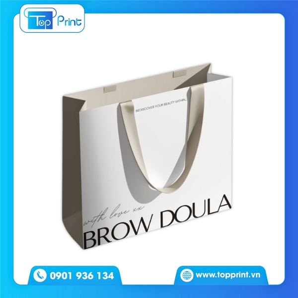 Túi Giấy Quai Lụa Màu Sắc Tươi Mới