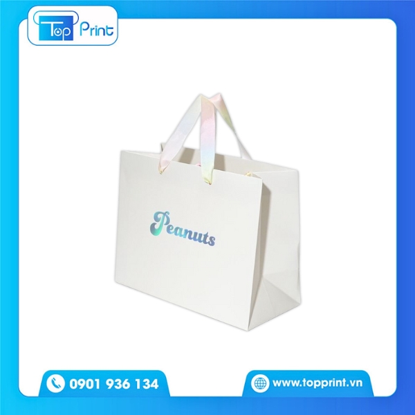 Mẫu Túi Giấy Vintage In Lụa Thủ Công Độc Đáo