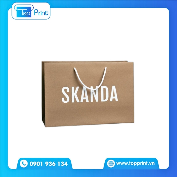 Mẫu Túi Giấy Vintage Kraft Nâu – Đơn Giản Mà Đẹp 