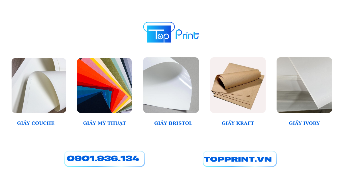 Các Loại Giấy In Ấn Túi Giấy Hiện Nay