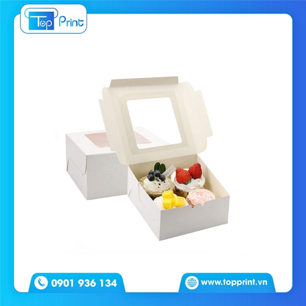 Hộp Giấy 4 Ngăn Đựng Mỹ Phẩm Handmade