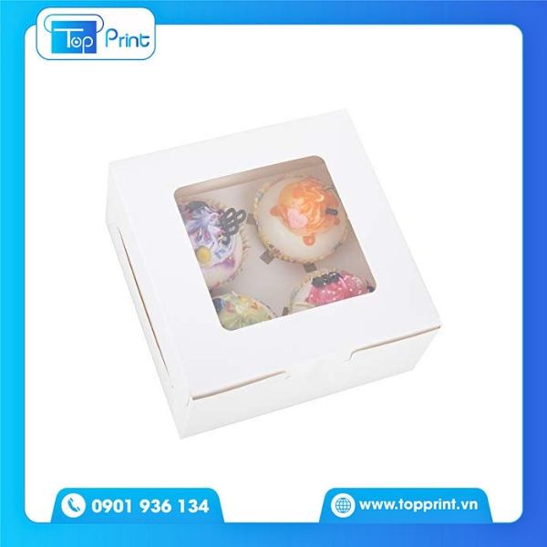 Hộp Giấy 4 Ngăn Carton Lạnh Chắc Chắn