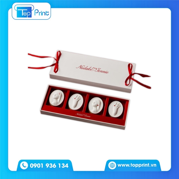 Hộp Giấy 4 Ngăn In Logo Theo Yêu Cầu