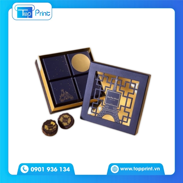 Hộp Giấy Trung Thu Thiết Kế Theo Yêu Cầu