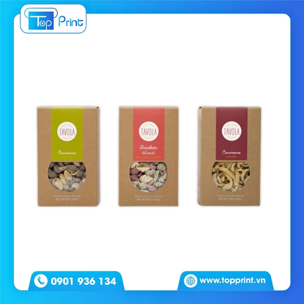 Thiết Kế & In Ấn Hộp Giấy Có Cửa Sổ Theo Yêu Cầu